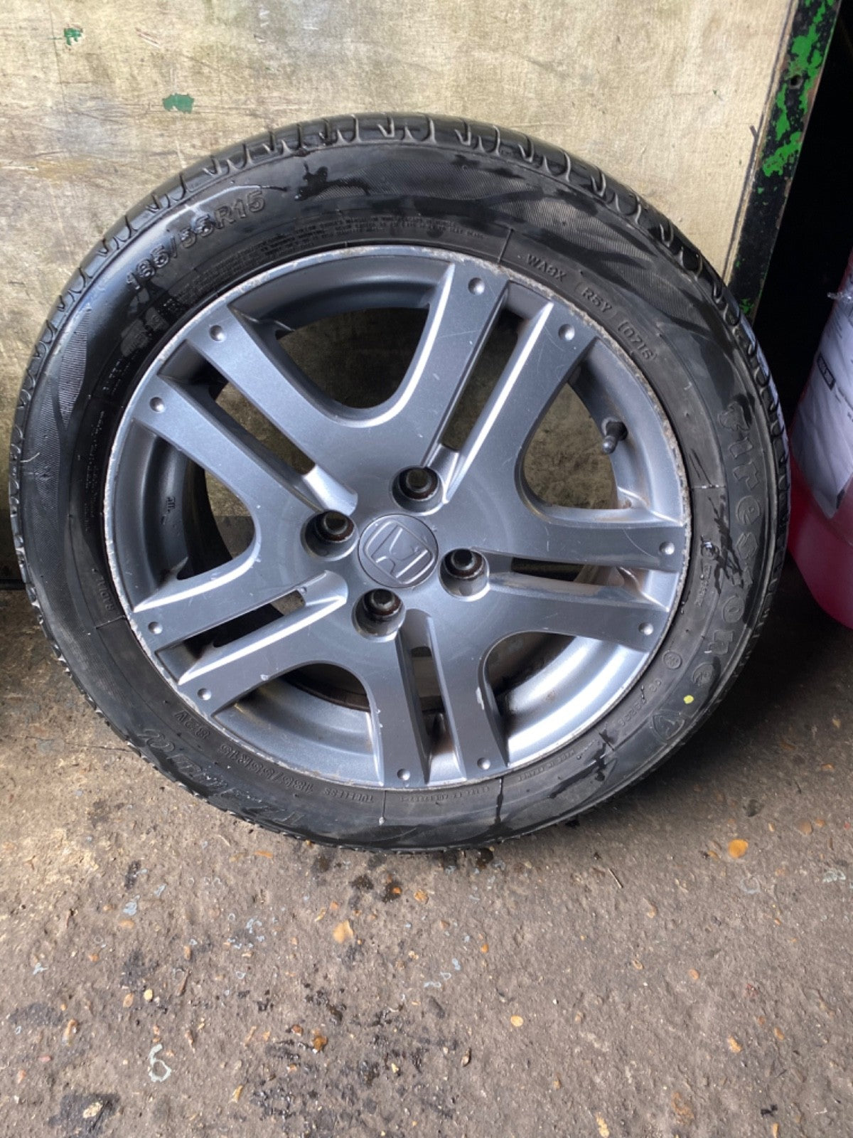 HONDA  JAZZ MK2  ALLOY WHEEL 15'' TYRE 185X55X15 SAA 560C 2002 20080
