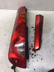 NISSAN NOTE PASSENGER'S SIDE N/S REAR LIGHT CLUSTER 2006 20122