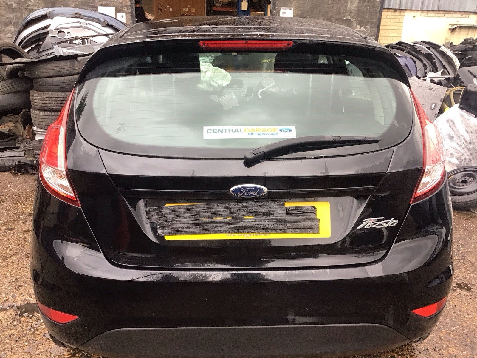 FORD FIESTA MK7  TAILGATE PANTHER BLACK  2009 20171