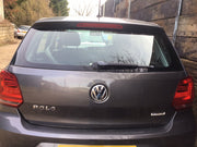 VOLKSWAGEN POLO 6R TAILGATE PEPPER GREY PAINT CODE LD7R BARE 2009 20177