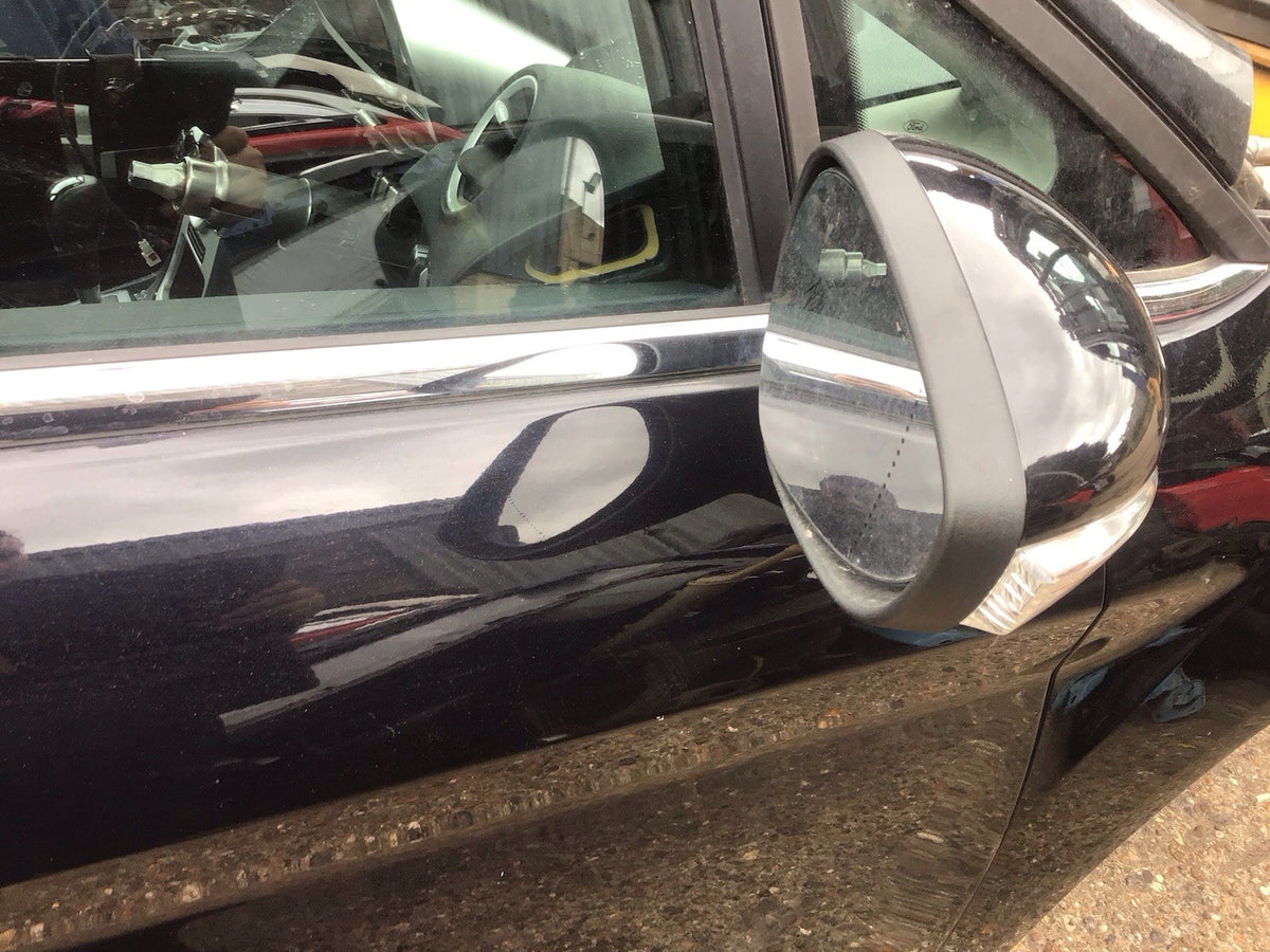 FORD FIESTA MK7 DRIVER'S SIDE O/S DOOR MIRROR PANTHER BLACK METALLIC 2009 20126