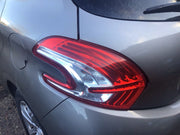 PEUGEOT 208 PASSENGER'S SIDE N/S REAR LIGHT 2012 20153