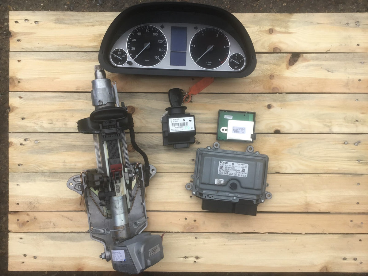 MERCEDES B180 CDI 2.0 DIESEL ECU KIT 0281013965 A6401501691 OM 640.940 2005 20111