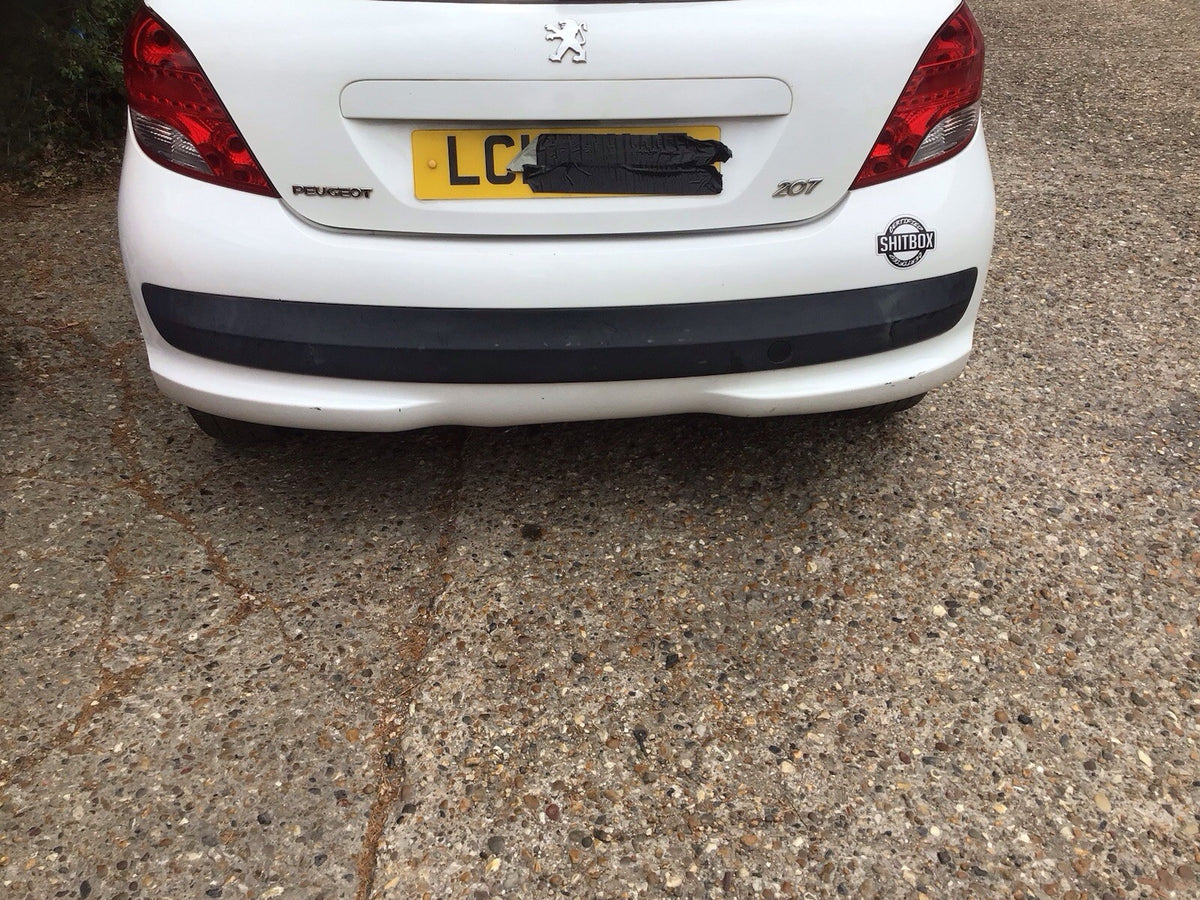PEUGEOT 207 REAR BUMPER IN BIANCA WHITE EWP 2006 20122