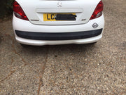 PEUGEOT 207 REAR BUMPER IN BIANCA WHITE EWP 2006 20122