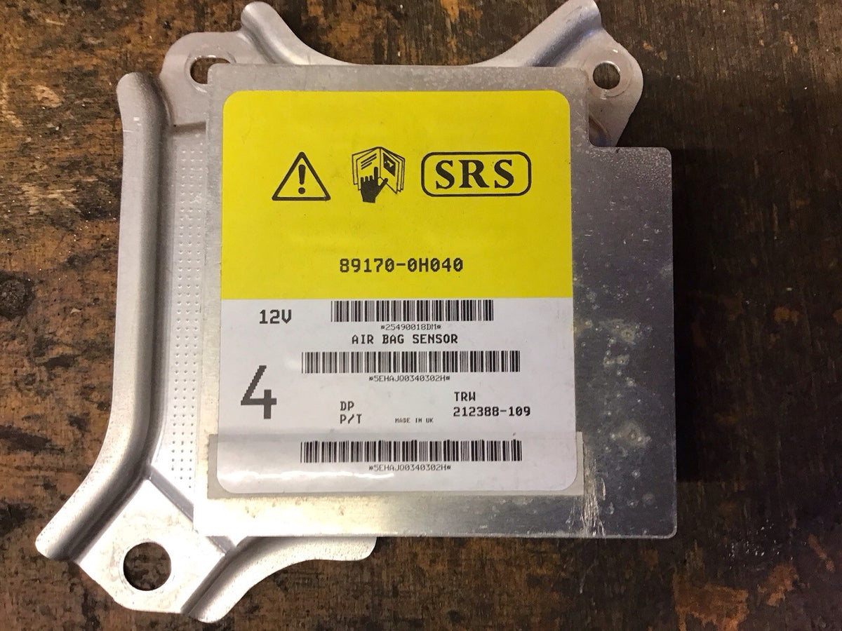 TOYOTA AYGO MK1 PEUGEOT 107 AIR BAG MODULE SENSOR ECU 89170 0H040 2005 20141