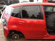 HONDA JAZZ MK3 DRIVERS SIDE O/S REAR DOOR  MILANO RED R81 2009 20140