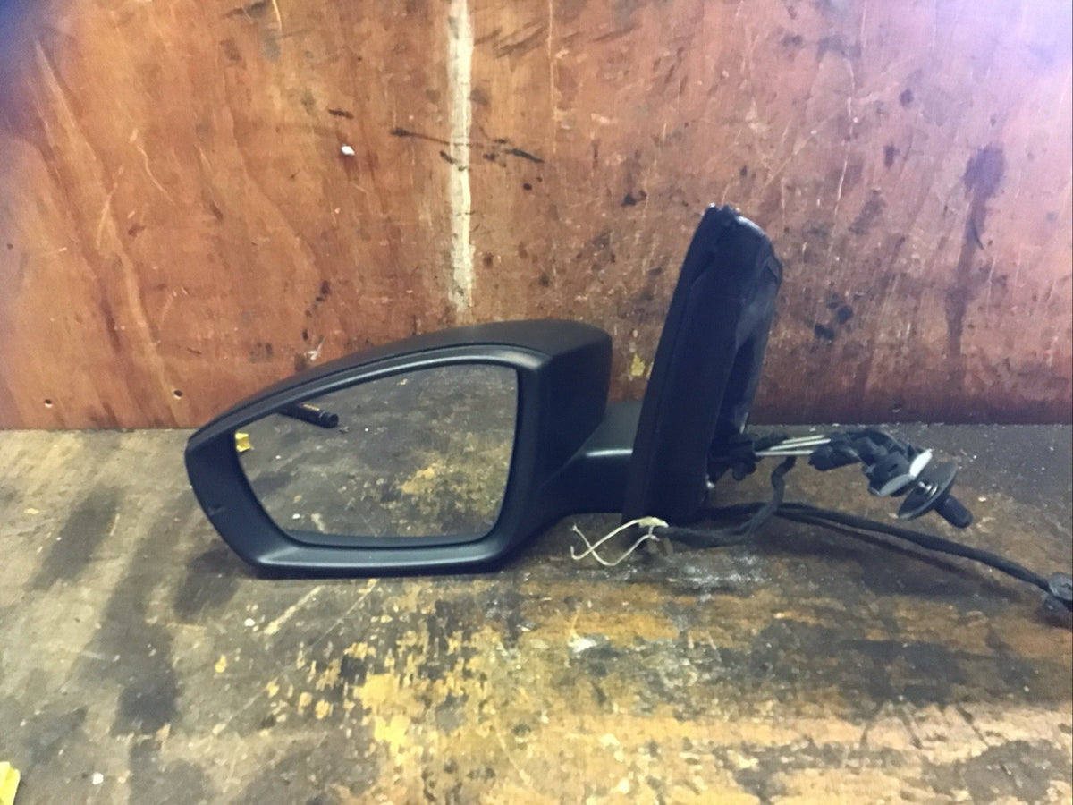 VOLKSWAGEN POLO 6R  PASSENGER'S SIDE MIRROR BLACK 6R2857501AG  2009 20150