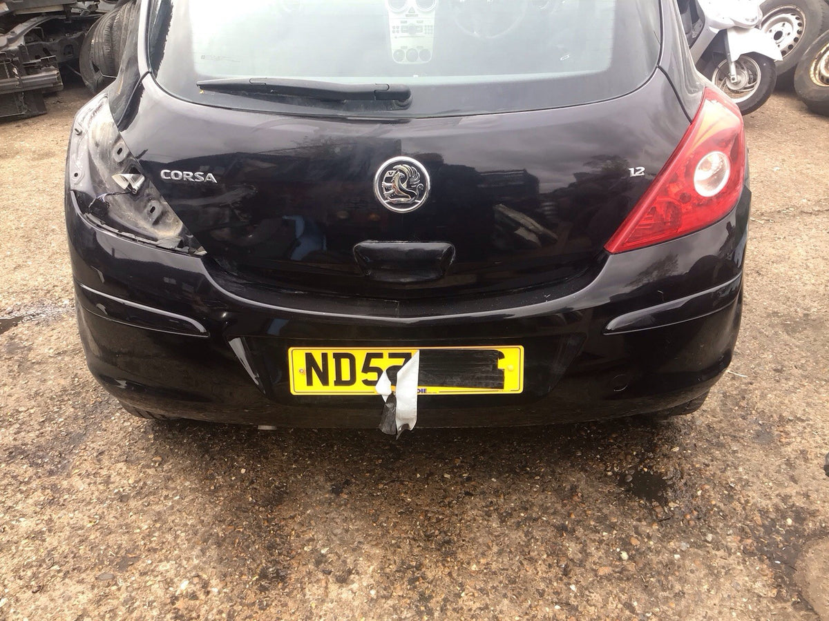 VAUXHALL CORSA D REAR BUMPER BLACK SAPPHIRE Z20R 2006 20101