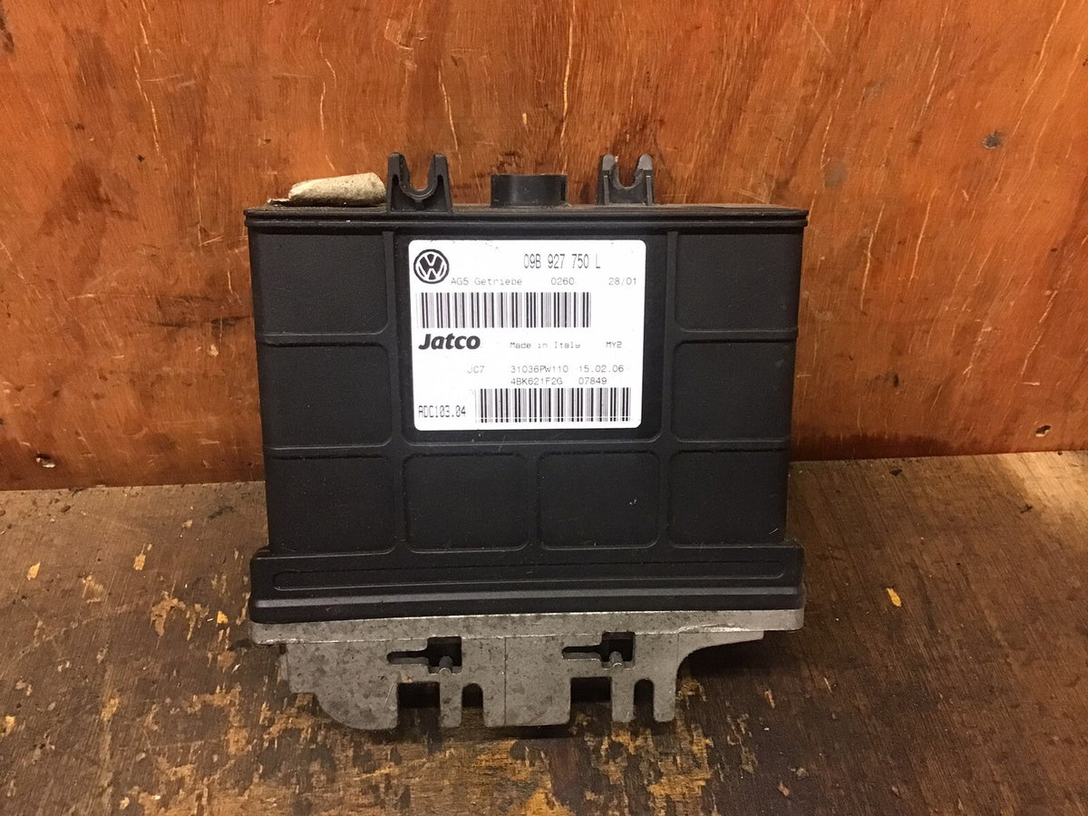 VOLKSWAGEN SHARAN  AUTOMATIC GEARBOX CONTROL MODULE ECU 09B927750L 2004 20106
