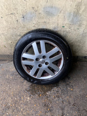 TOYOTA YARIS MK2 ALLOY WHEEL 15'' PZ406 B0675 ZC WITH TYRE 185X60X15 2006 20110