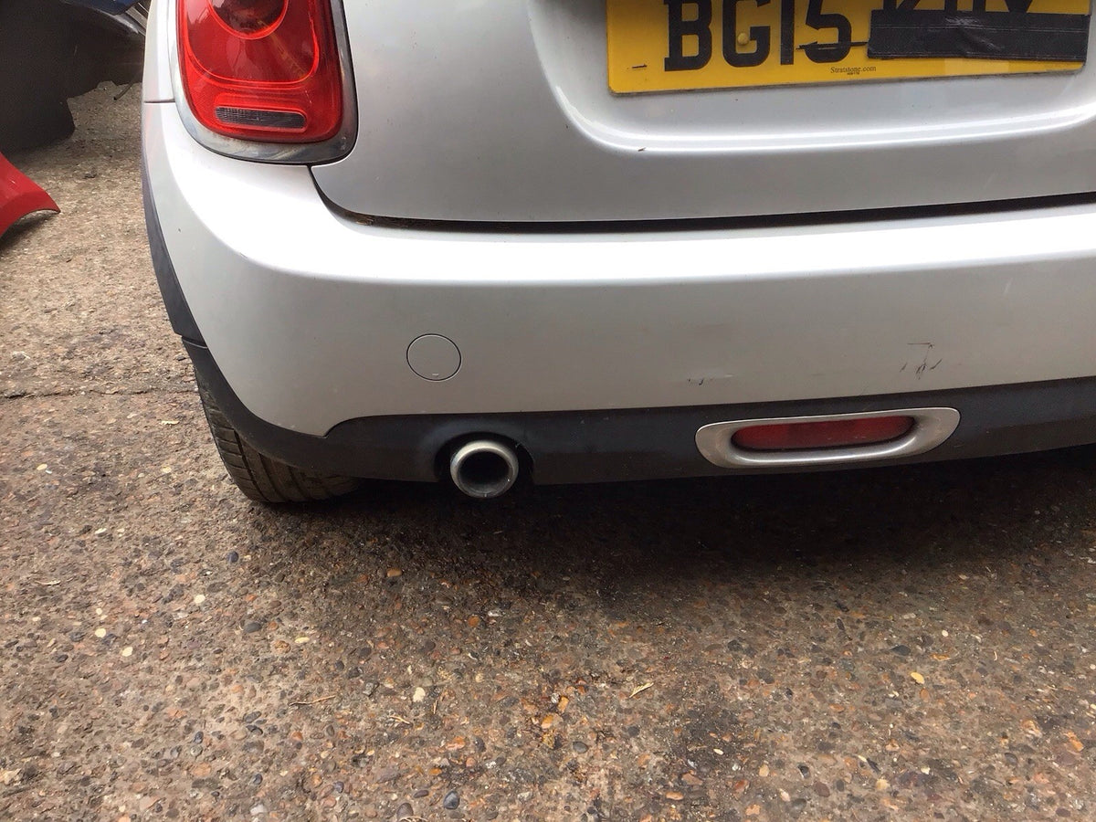 BMW MINI F56 REAR BUMPER WHITE SILVER METALLIC A62 3DOOR 2014 20184