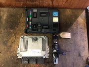 PEUGEOT 207 1.4 HDI ECU KIT 9674254080  BOSCH 0281105849 DIESEL  8HR 2009 20122