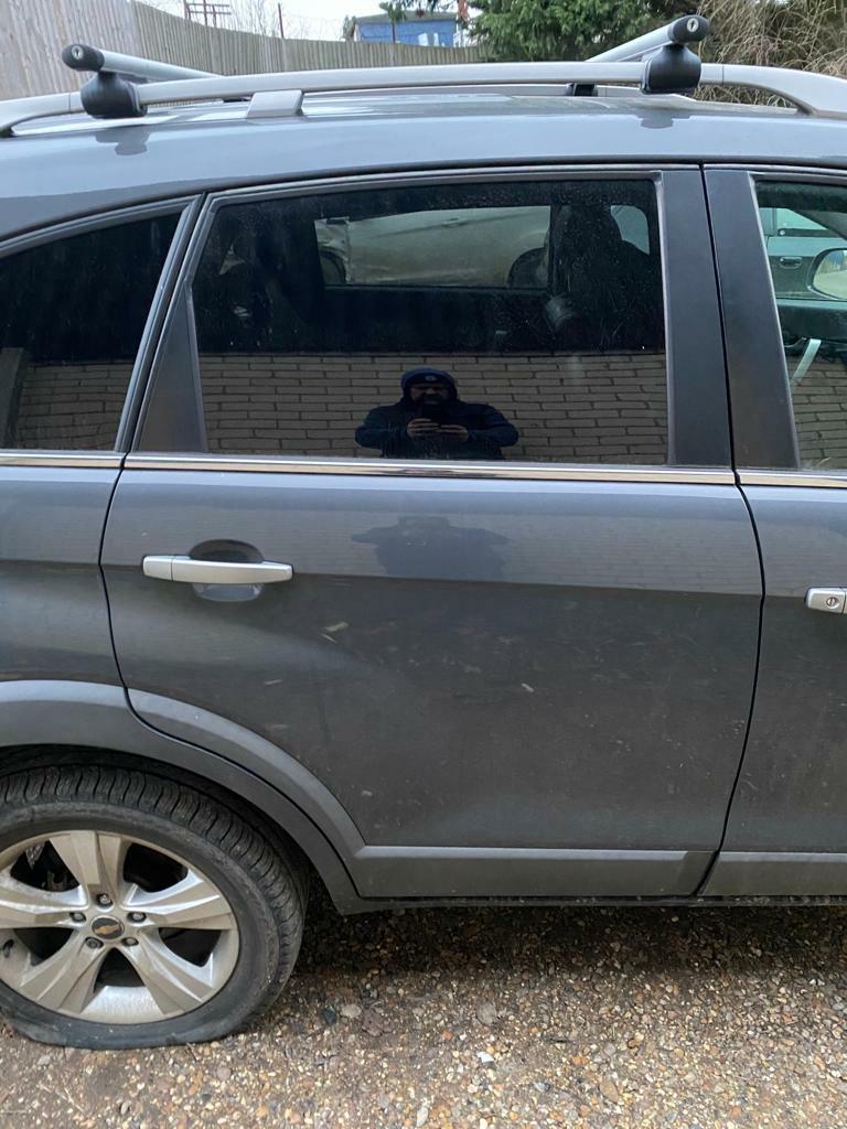 CHEVROLET CAPTIVA O/S DRIVERS SIDE REAR DOOR IN GREY 2007 20140