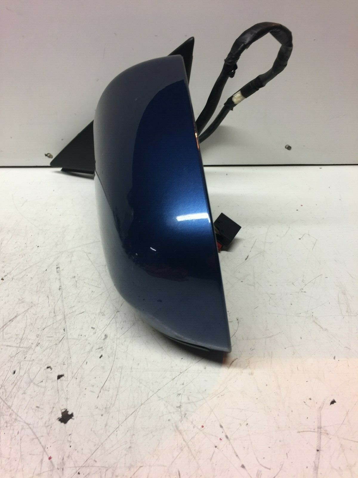 AUDI A3 8P PASSENGER'S SIDE N/S DOOR MIRROR ELECTRIC  MAURITIUS BLUE LZ5C 04 083