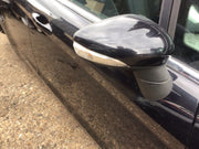 FORD FIESTA MK7 DRIVER'S SIDE O/S DOOR MIRROR PANTHER BLACK METALLIC 2009 20123