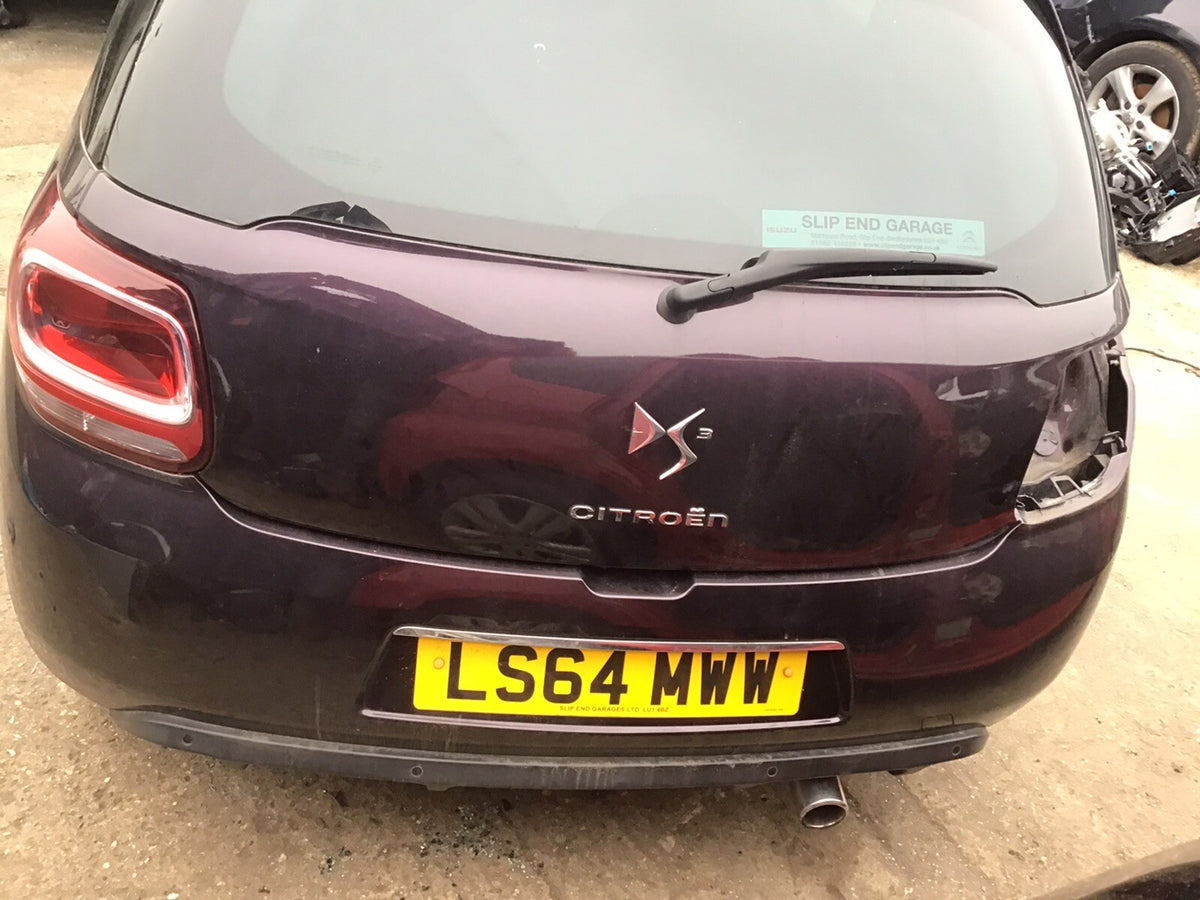 CITROEN DS3 TAILGATE IN WHISPER RED PURPLE PAINT CODE ERU 2010 20183