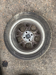 FORD FIESTA MK7 ALLOY WHEEL 15'' WITH TYRE 195X50X15 BA6J 1007 GA 2009 20176