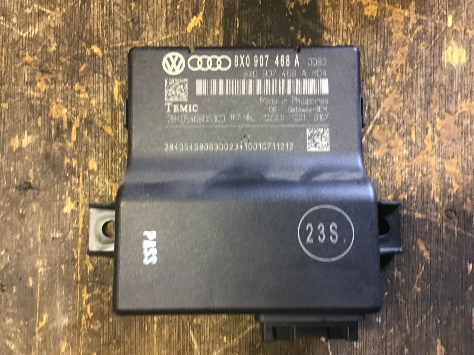 AUDI A3 8X GATEWAY CONTROL MODULE ECU 8X0907468A 2010 20180