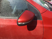 VOLKSWAGEN GOLF MK6 DRIVER'S SIDE MIRROR AMARYLLIS RED CODE LA3S 2009 20124