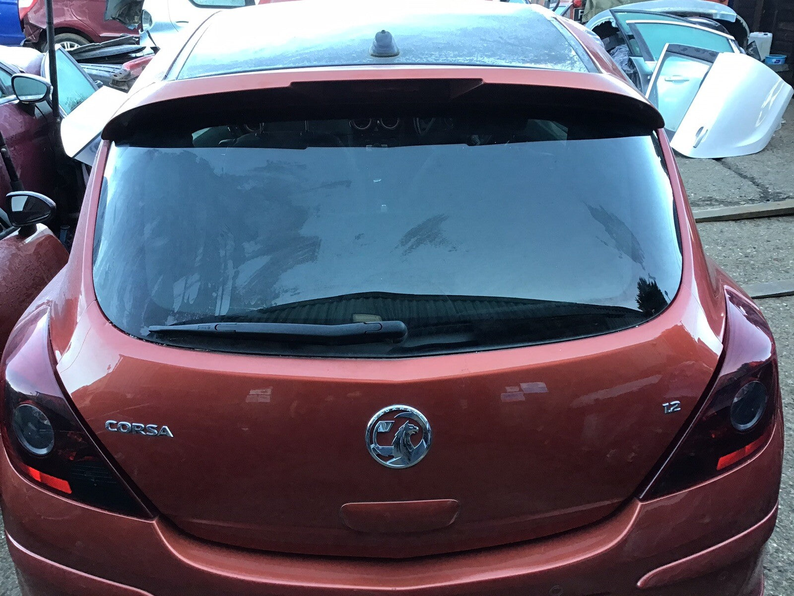 VAUXHALL CORSA D TAILGATE CHILLI ORANGE METALLIC Z50K 3 DOOR MODEL 2006 20140