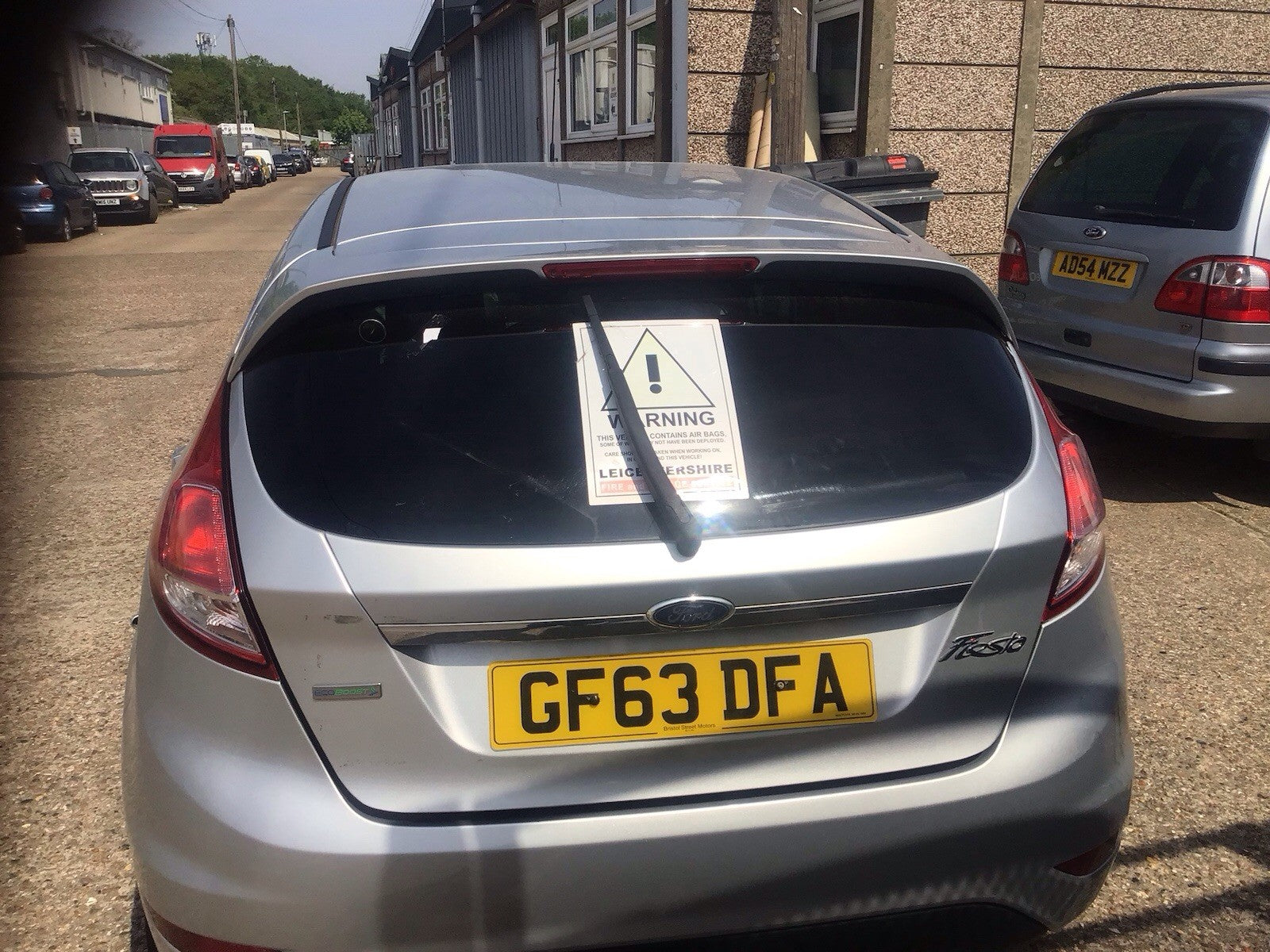 FORD FIESTA MK7.5  TAILGATE MOONDUST SILVER  2013 20171