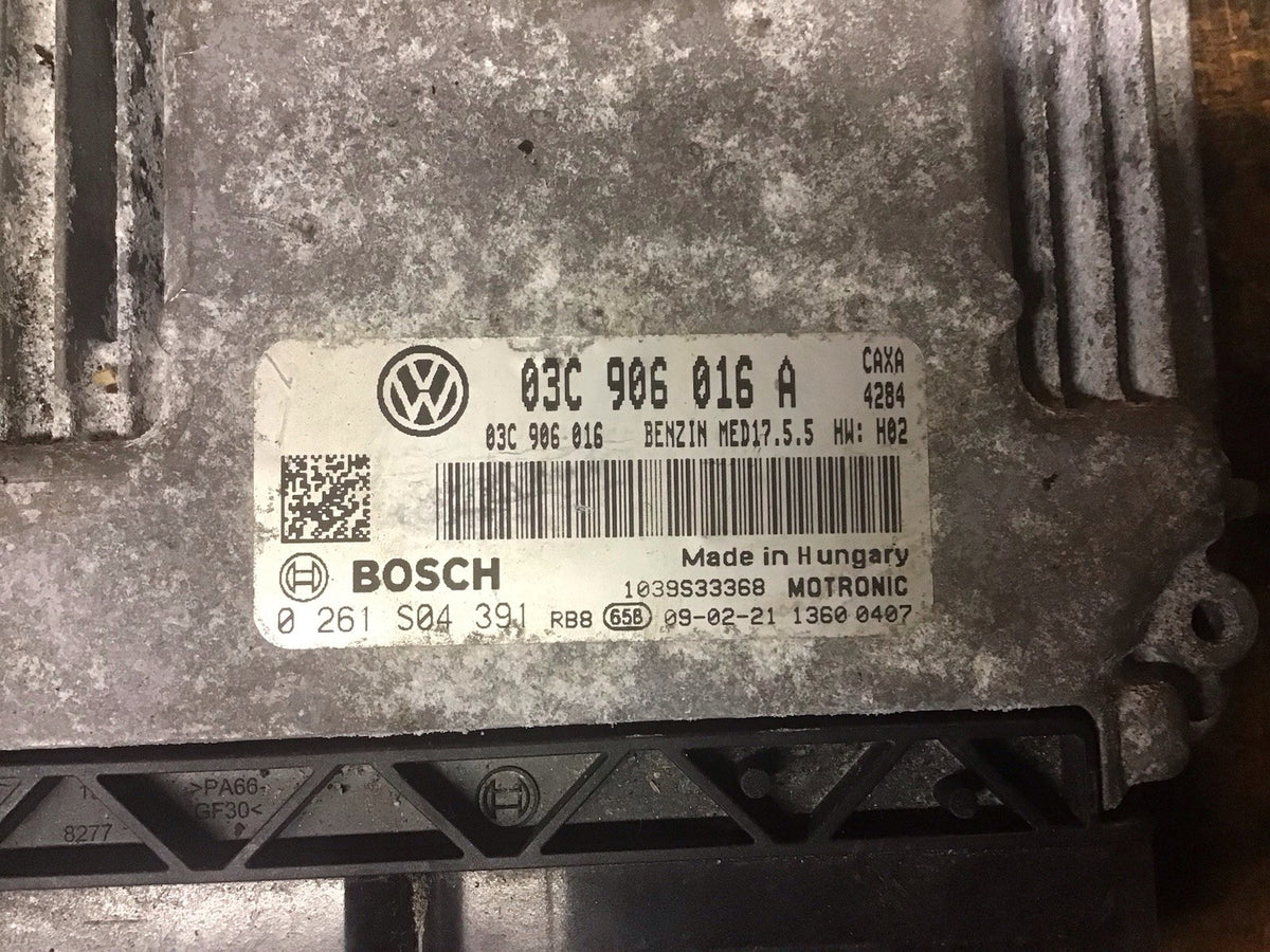 VOLKSWAGEN GOLF MK6 1.4 TSI PETROL ENGINE CONTROL UNIT ECU 03C906016A 2008 20124
