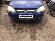 CORSA C FRONT BUMPER ULTRABLAU METALLIC Z21B  2001 20061