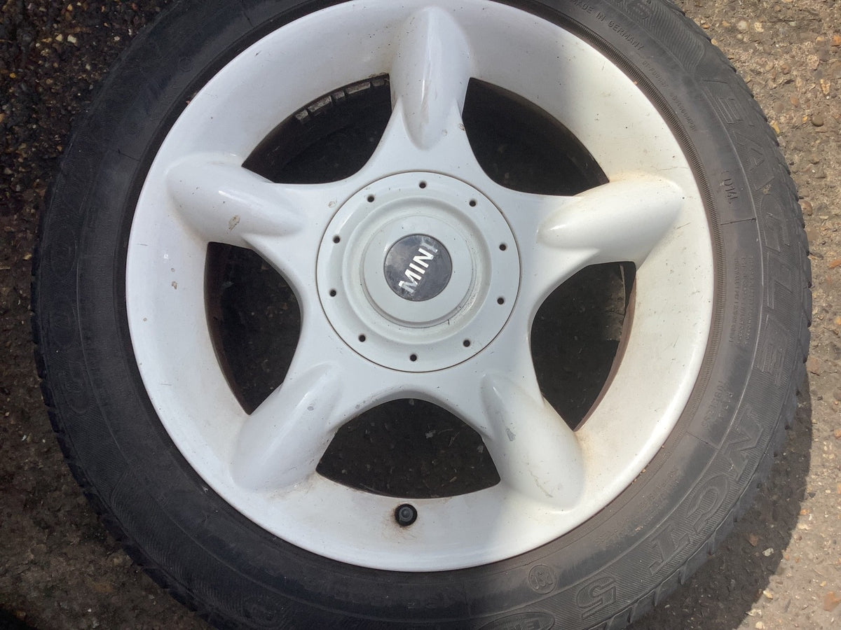 MINI COOPER R50 R53 ALLOY WHEEL 16'' TYRE 195X55X16 2001 20063