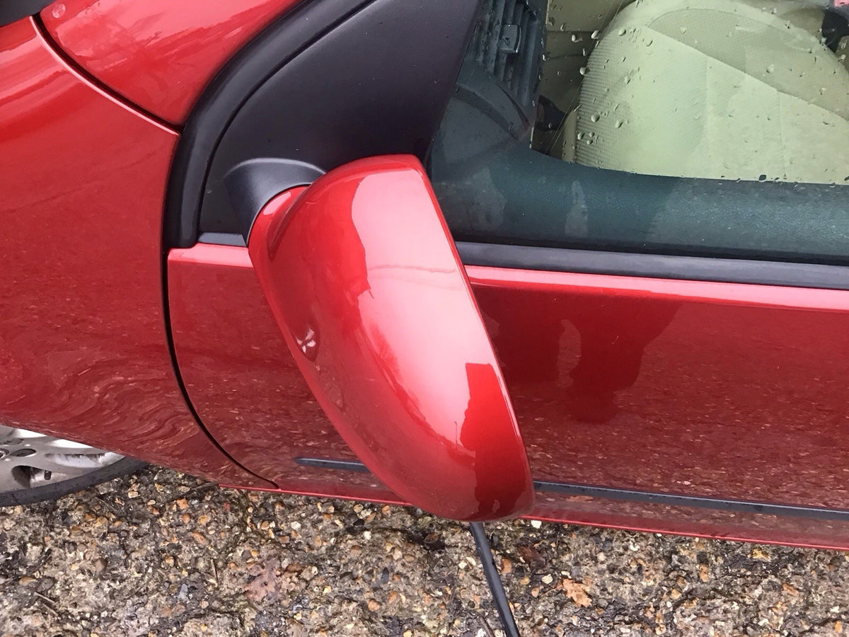 VOLKSWAGEN GOLF MK5 PASSENGER SIDE N/S DOOR MIRROR METALLIC RED SPICE  2004 20084