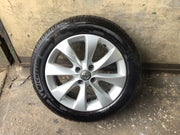VAUXHALL CORSA D ALLOY WHEEL 16'' AND TYRE 195X55X16 13374019 2006 20140