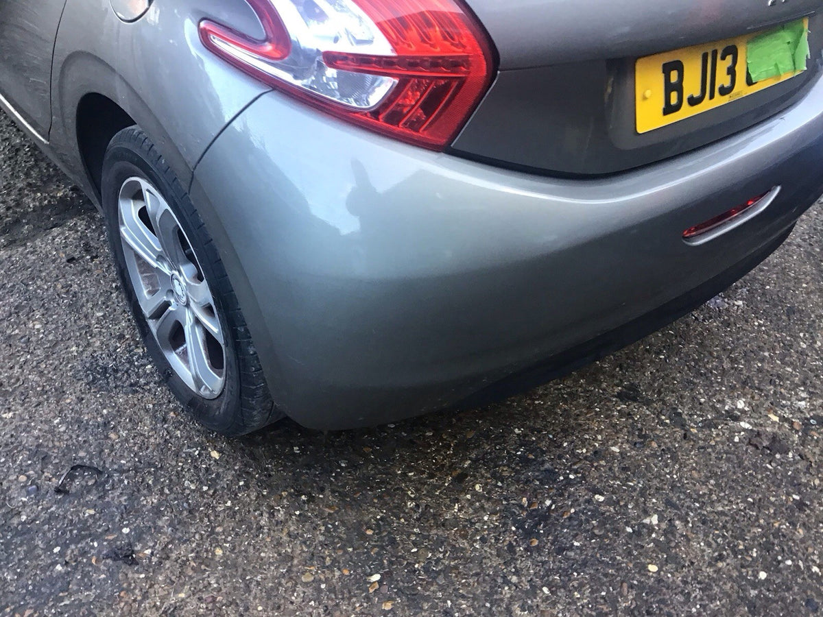 PEUGEOT 208 REAR BUMPER SPIRIT GREY PAINT CODE KCLD 2013 20185