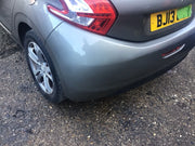 PEUGEOT 208 REAR BUMPER SPIRIT GREY PAINT CODE KCLD 2013 20185