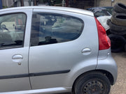 PEUGEOT 107 PASSENGERS SIDE N/S REAR DOOR GRIS GALLIUM PAINT CODE KTB 2005 20141