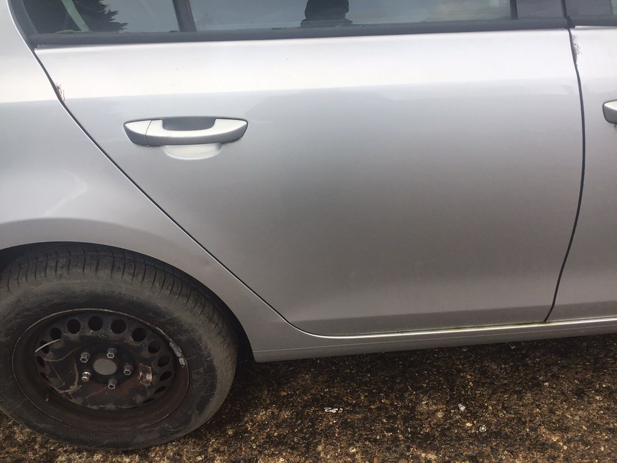 VOLKSWAGEN GOLF MK6 DRIVER'S SIDE O/S REAR DOOR RELEX SILVER LA7W 2009 20131