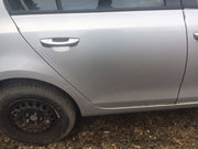 VOLKSWAGEN GOLF MK6 DRIVER'S SIDE O/S REAR DOOR RELEX SILVER LA7W 2009 20131