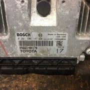 TOYOTA AYGO ENGINE CONTROL UNIT 0261S06147 89661 OH1701