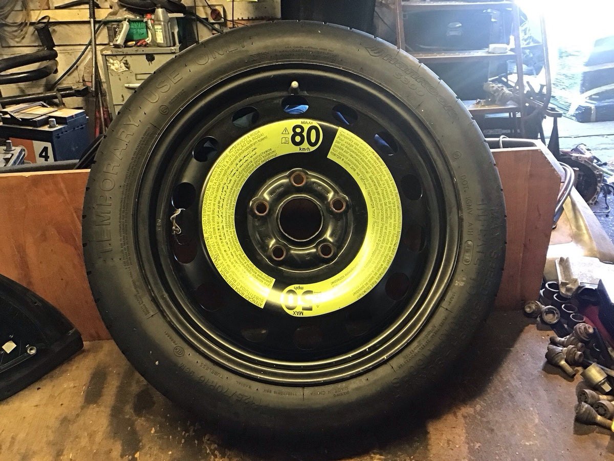 VOLKSWAGEN GOLF MK7 SPARE WHEEL 16'' STEEL RIM TYRE 125X70X16 2160927 2009 20202