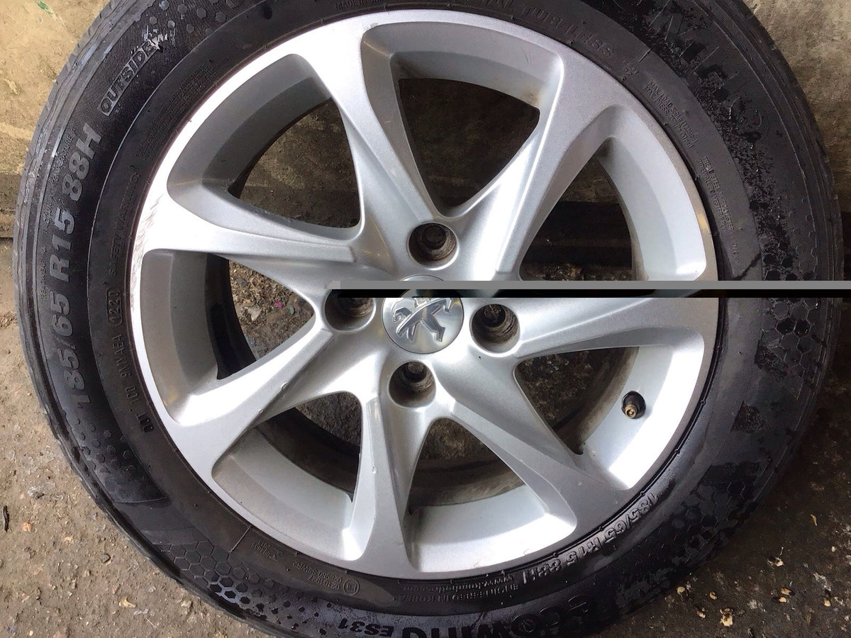 PEUGEOT 208 MK1 ALLOY WHEEL 15'' TYRE 185X65X15 9673773577 2012 20193