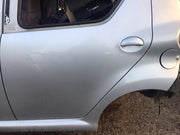 TOYOTA AYGO MK1 PASSENGER'S SIDE REAR DOOR SATIN SILVER  CODE 1E7 2005 20140