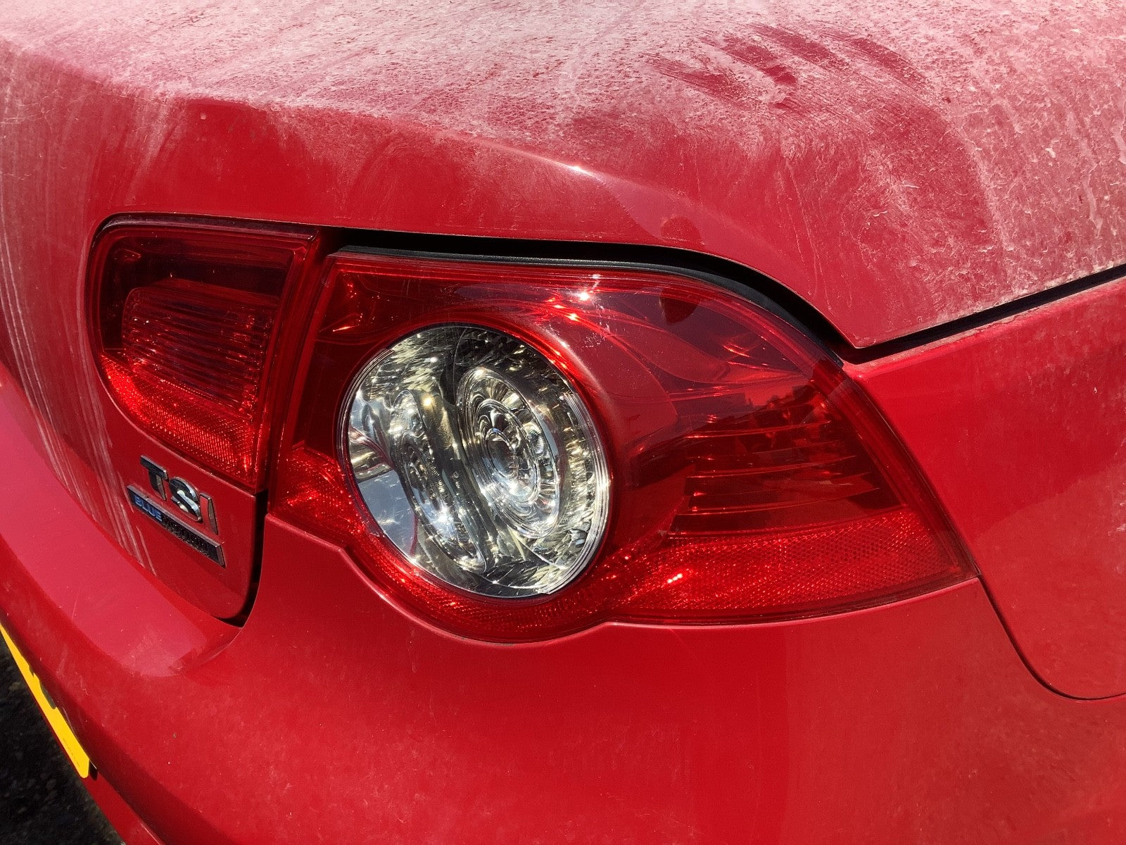 VOLKSWAGEN EOS DRIVER'S SIDE O/S OUTER REAR LIGHT 2007 20140