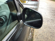 SEAT ALTEA DRIVER'S SIDE DOOR MIRROR PHANTOM BLACK METALLIC LZ9Y 2009 20144