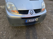RENAULT TRAFIC FRONT BUMPER SILVER 2006 200910