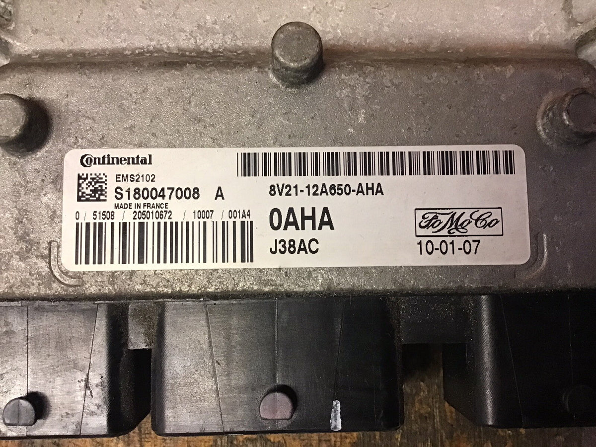 FORD FIESTA MK7 1.4 PETROL ENGINE ECU 8V21 12A650 AHA 0AHA 2008 20126