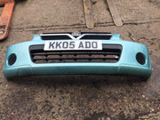 VAUXHALL AGILA A FRONT BUMPER IN METALLIC SPEARMINT SILVER 3QU 2004 20070