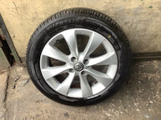 VAUXHALL CORSA D ALLOY WHEEL 16'' AND TYRE 195X55X16 13374019 2006 20142
