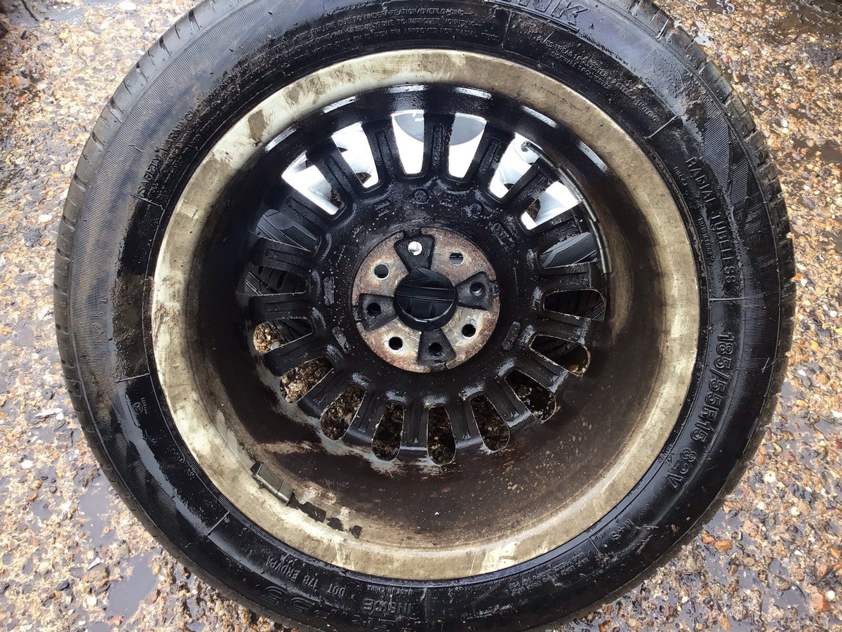 FIAT 500 ALLOY WHEEL 15" 51845435 WITH TYRE 185X55X15 2008 20217