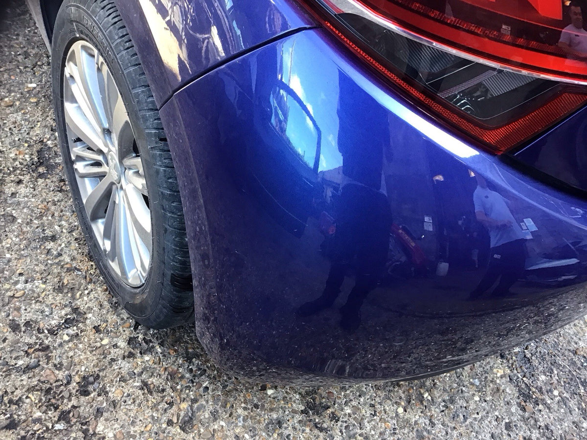 PEUGEOT 208 REAR BUMPER IN VIRTUAL BLUE KUC 2013 20185