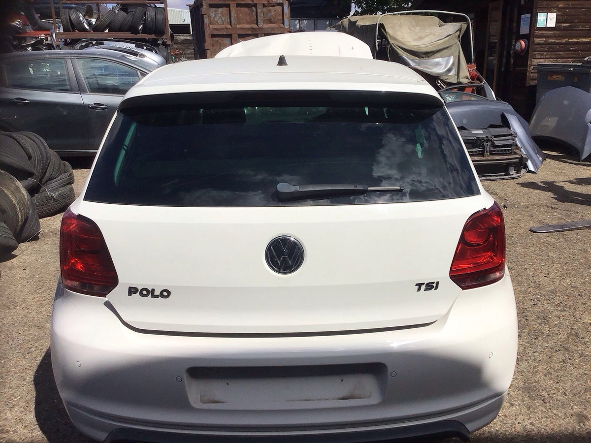 VOLKSWAGEN POLO 6R TAILGATE IN CANDY WHITE LB9A 2009 20171