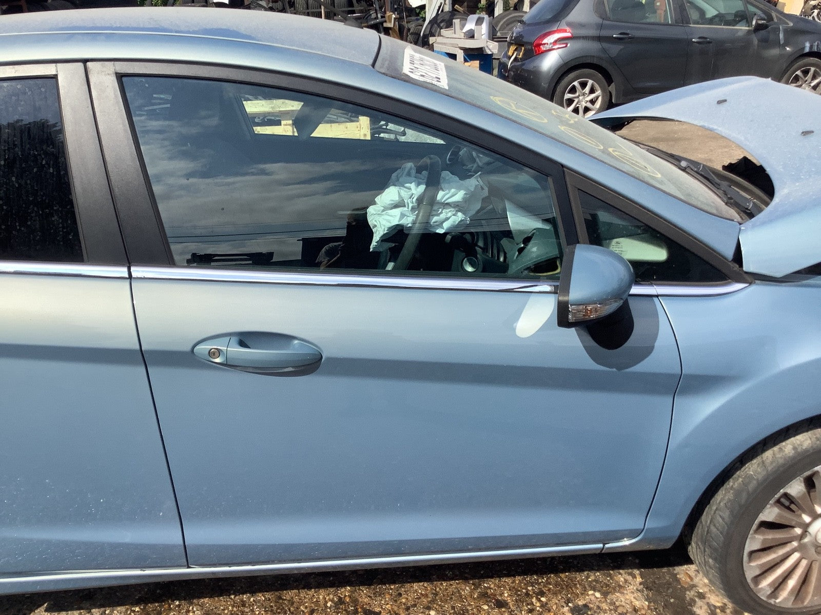FORD FIESTA MK7 DRIVER'S SIDE O/S FRONT  DOOR IN AVALON 2008 20170